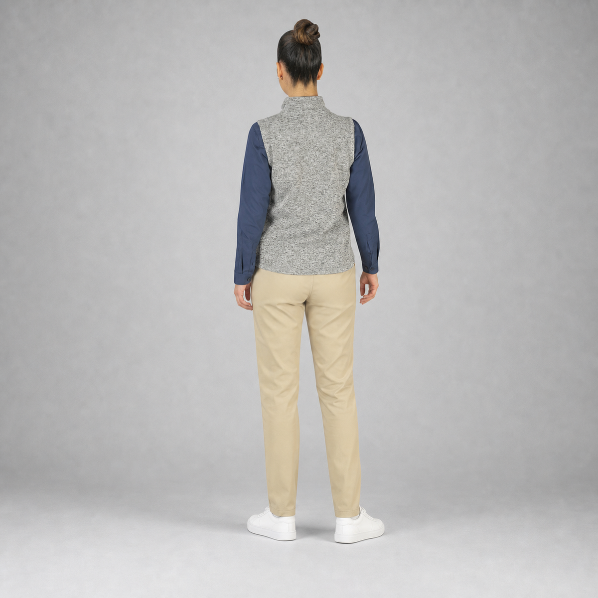 Chaleco Patagonia Dama Gris B2680