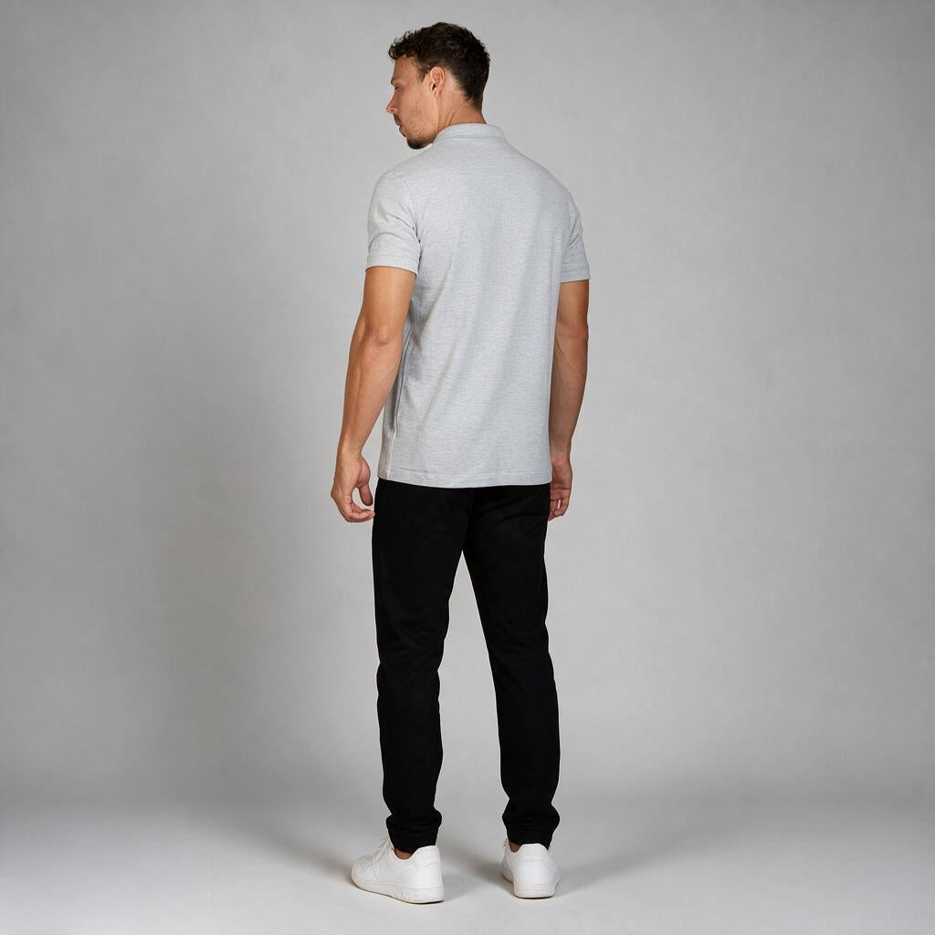 Polo Jaspe Oscuro A0400