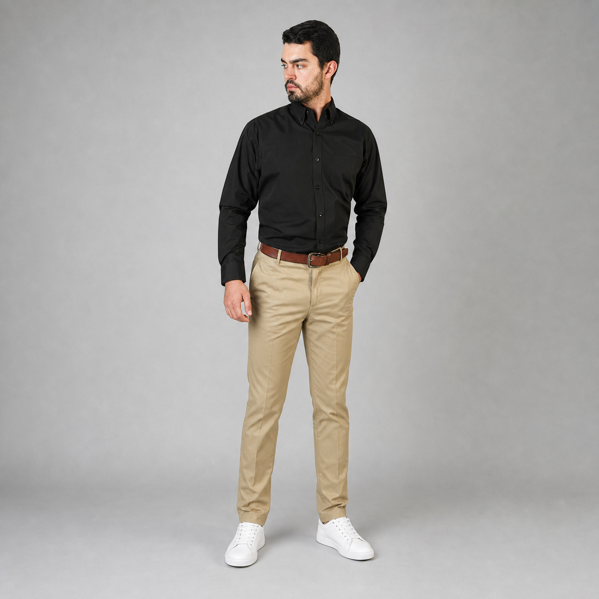 Camisa Sorrento Negro A0045