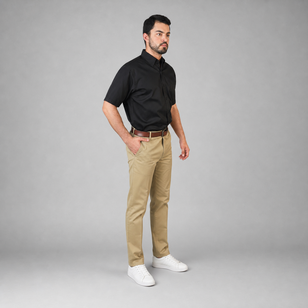 Camisa Florencia Negro A0110