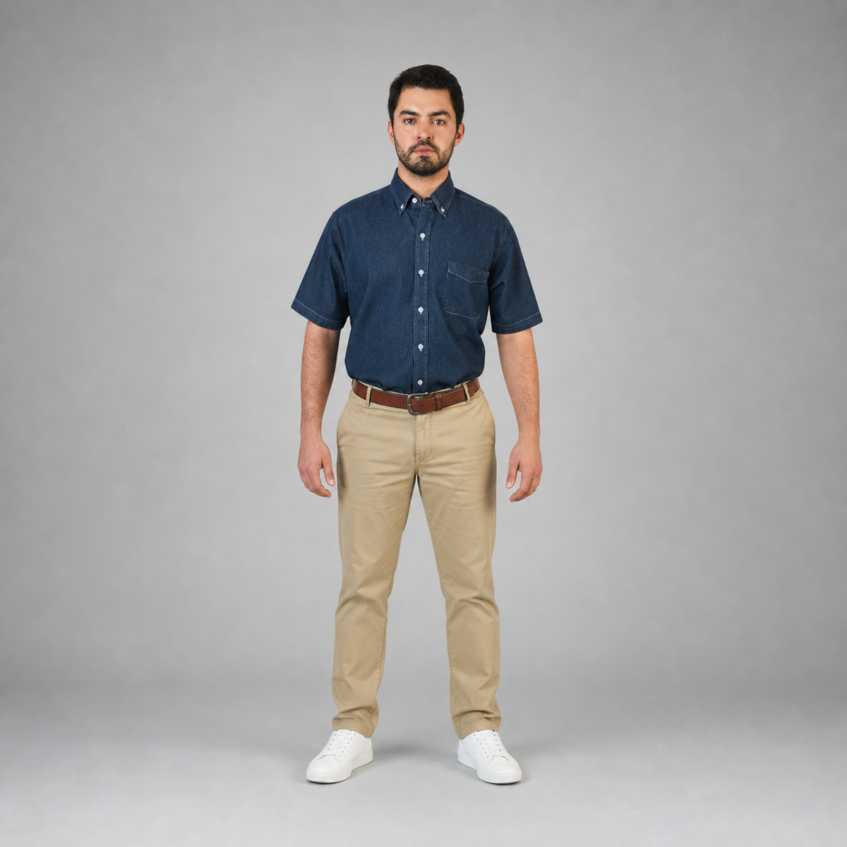 Camisa Mezclilla Stone Wash A0080