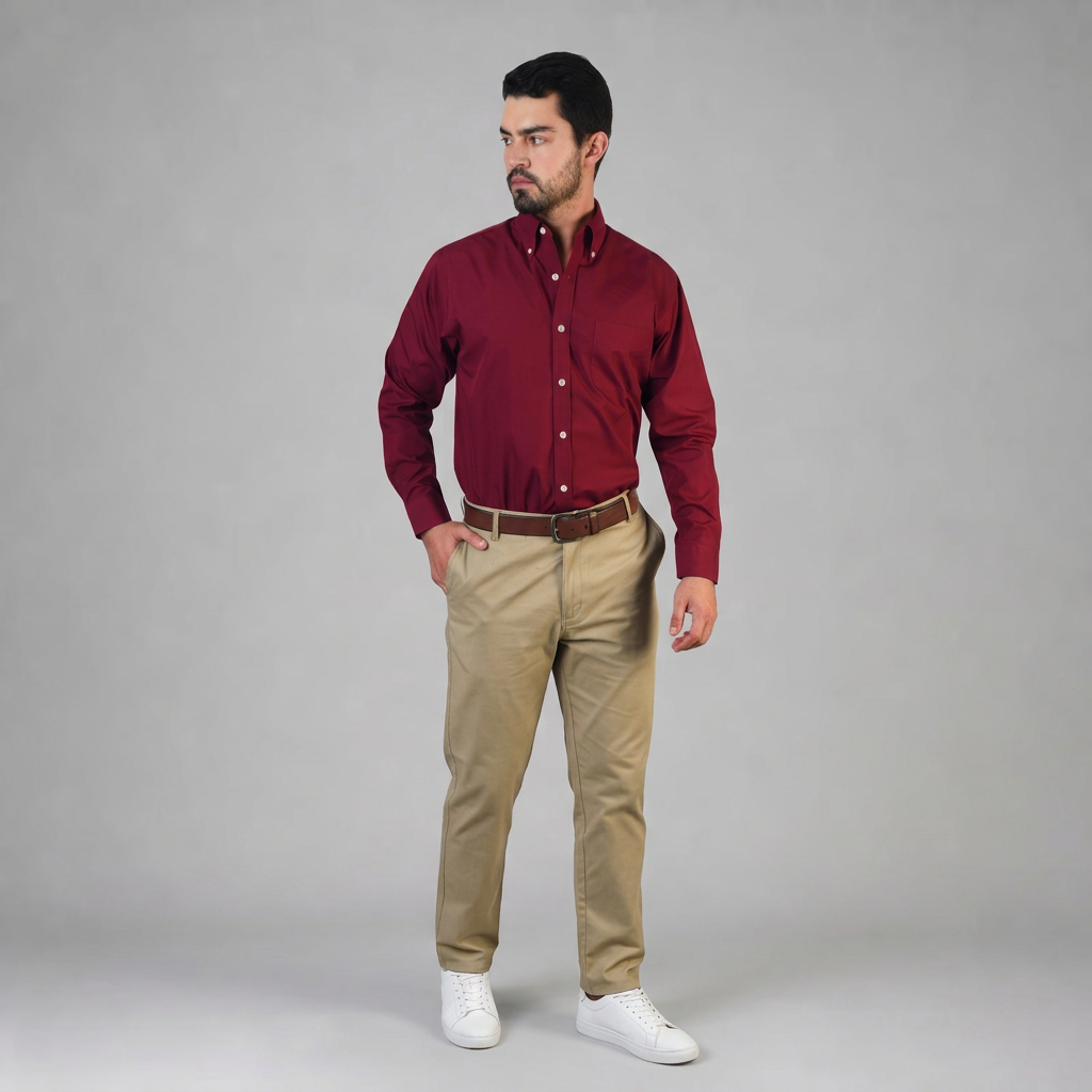 Camisa Sorrento Tinto A0045