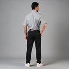 Camisa Oxford Pinpoint Negro A0060