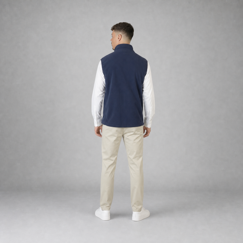 Chaleco Polar Fleece Marino A2070