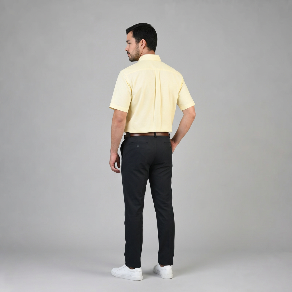 Camisa Oxford Amarillo A0050