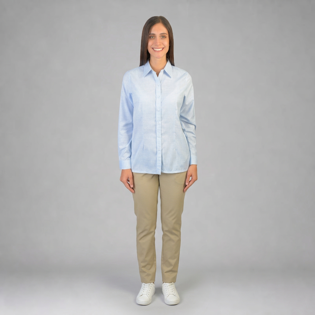 Blusa Lino Cancun Cielo B0165