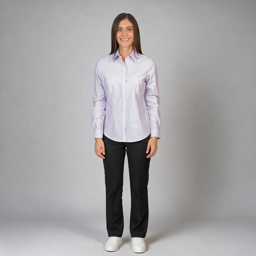 Blusa Oxford Pin Point Lila B0065