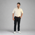 Camisa Oxford Beige A0050