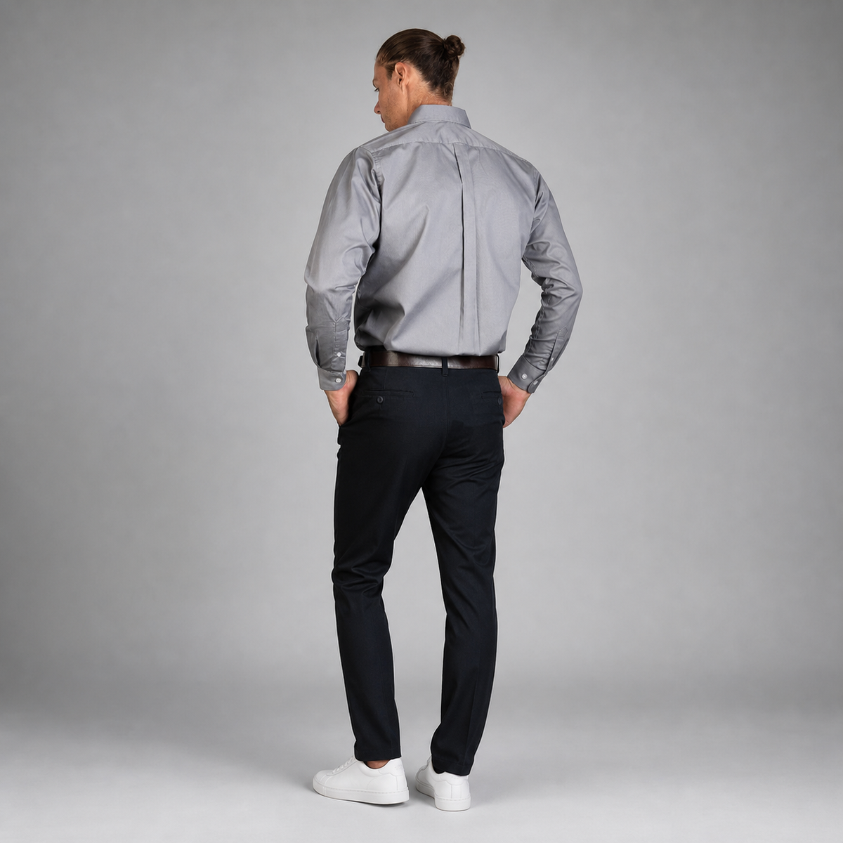Camisa Florencia Gris A0115