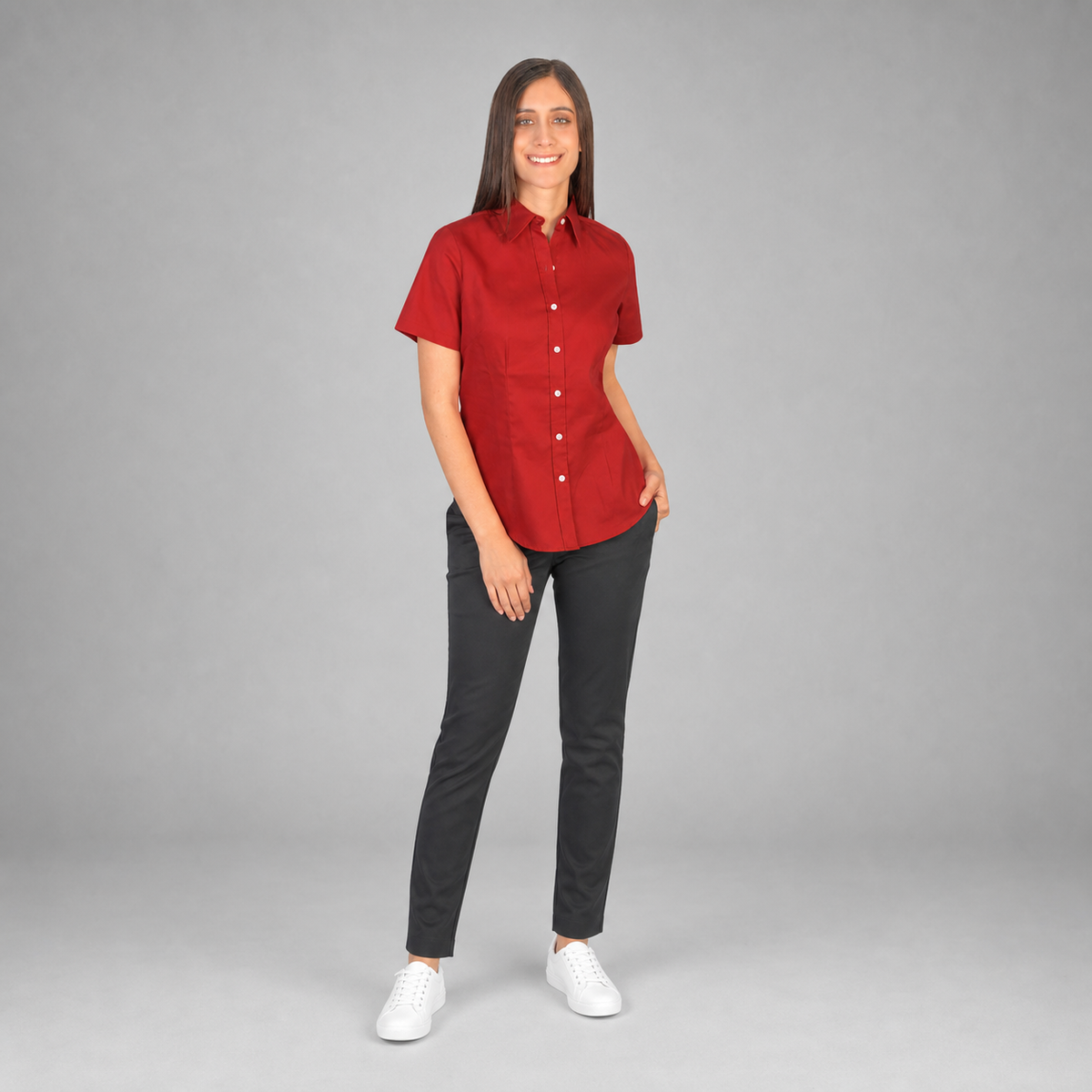 Blusa Venecia Rojo Quemado B0030
