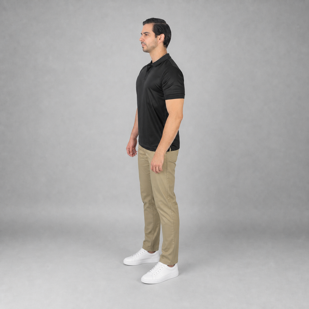 Polo Playera Polo Caballero Dry Fit Negro A1770