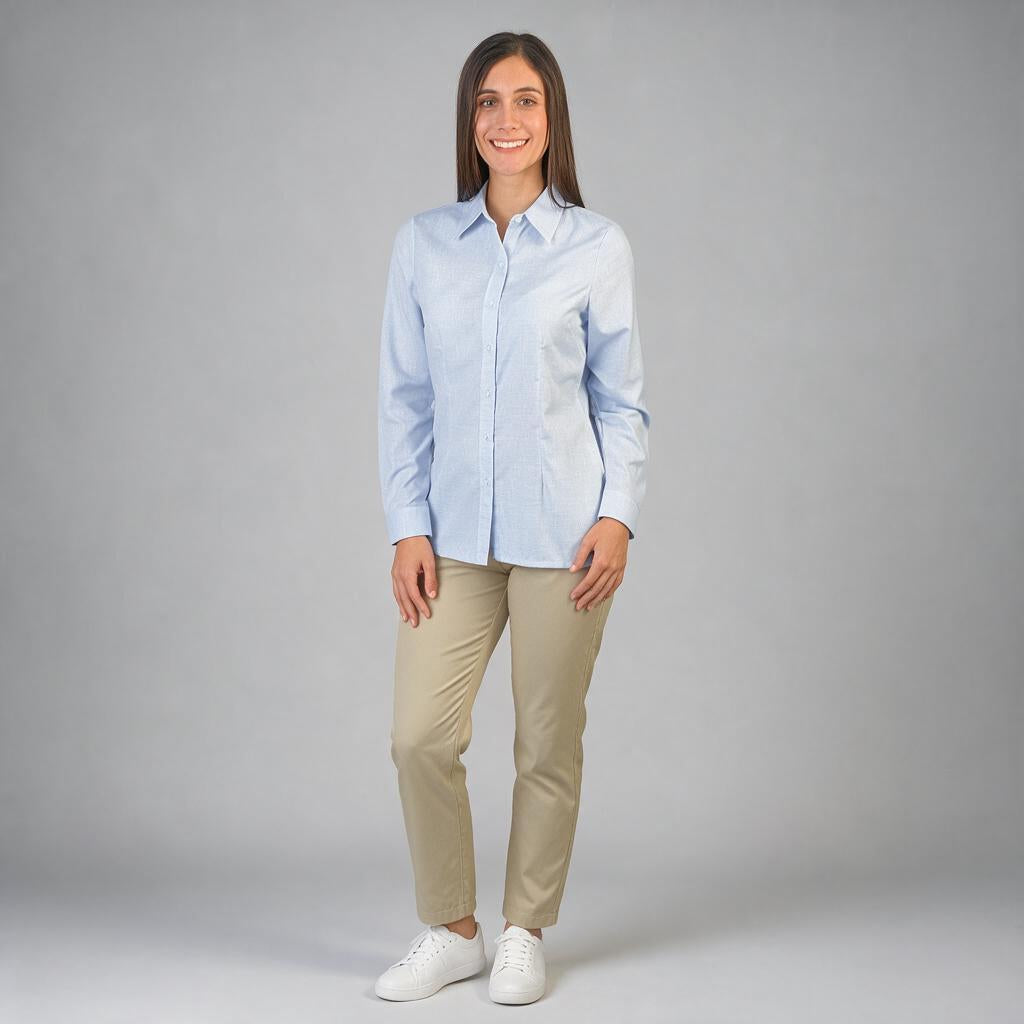 Blusa Lino Cancun Cielo B0165