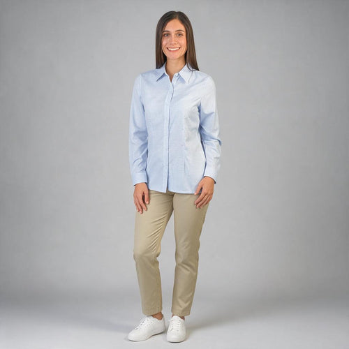 Blusa Lino Cancun Cielo B0165