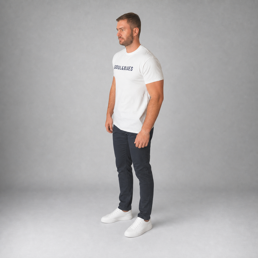 Playera Soulandblues Blanco  E0115
