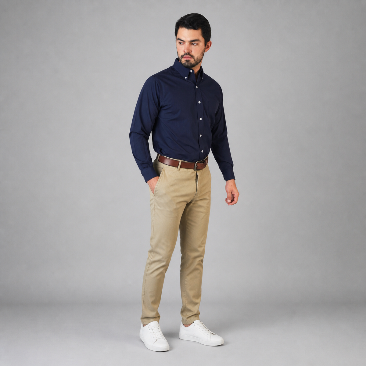 Camisa Sorrento Marino A0045