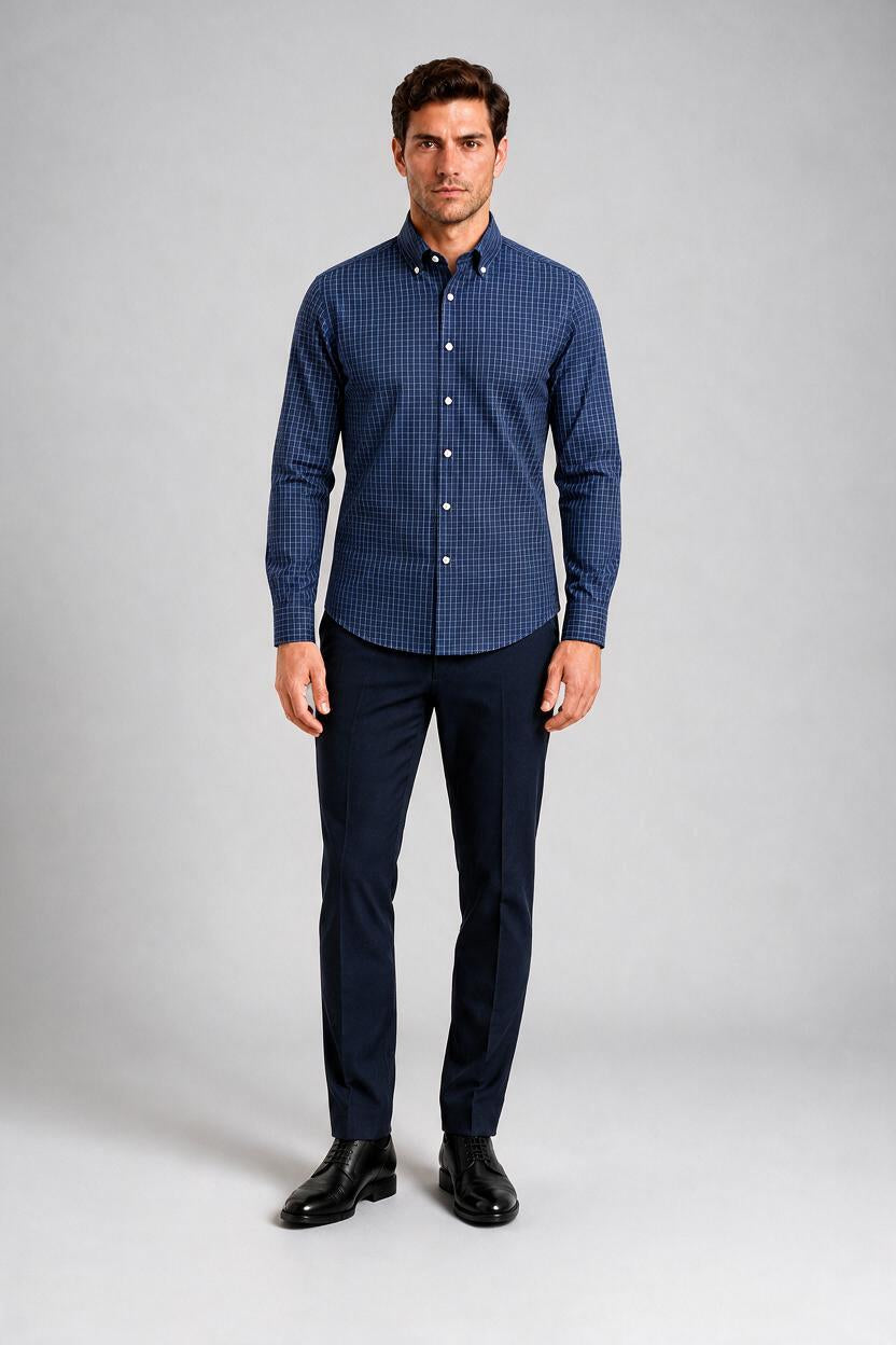 Camisa Scotland 3403 Marino C2364