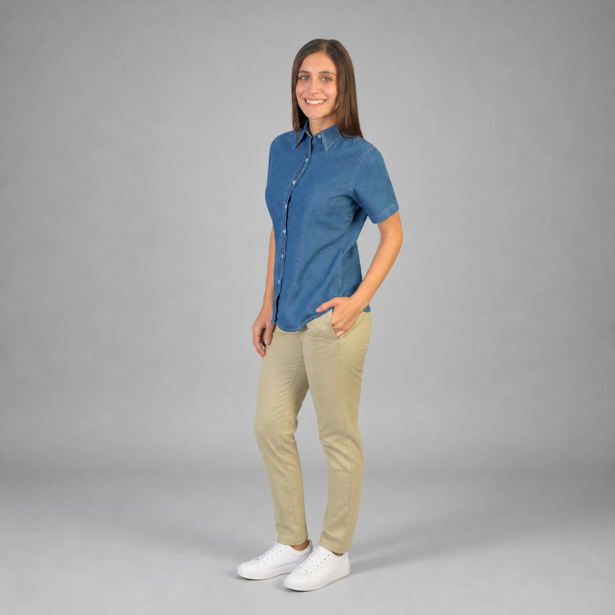 Blusa Mezclilla Doble Stone B0080
