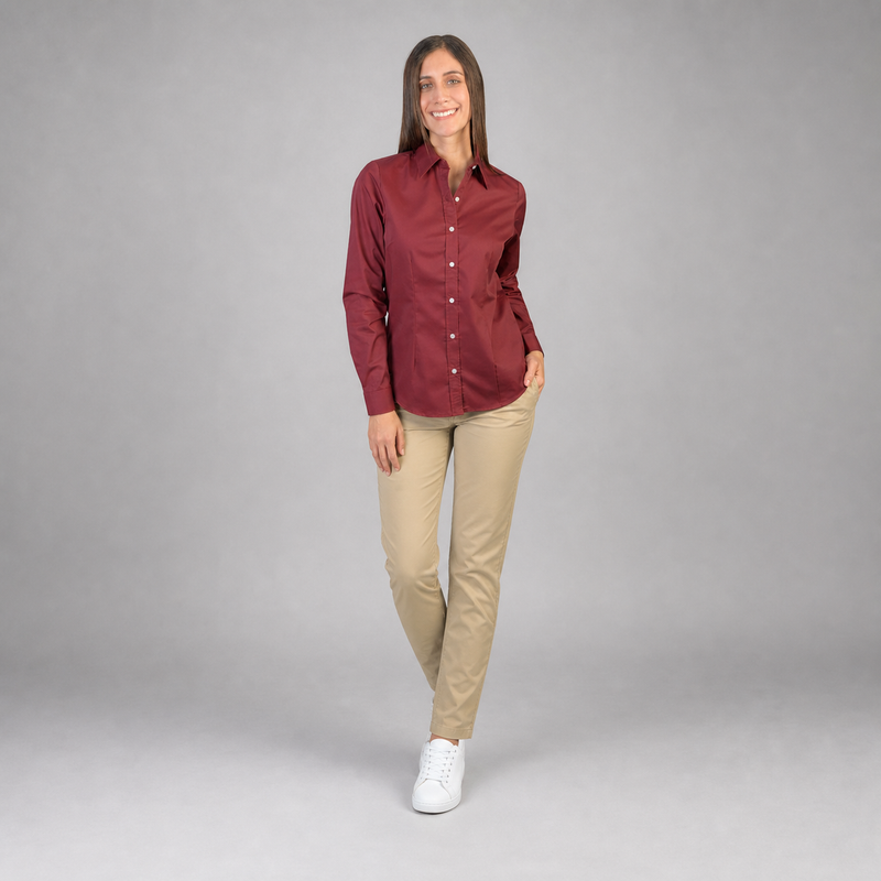Blusa Venecia Rojo Quemado B0035