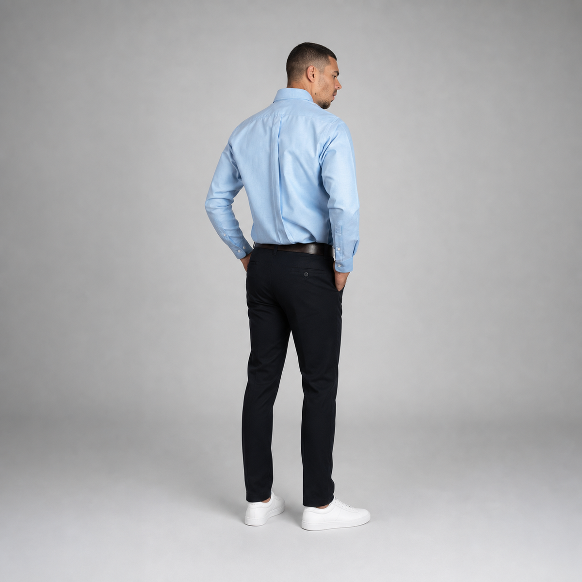 Camisa Oxford Italiano Marino A0075