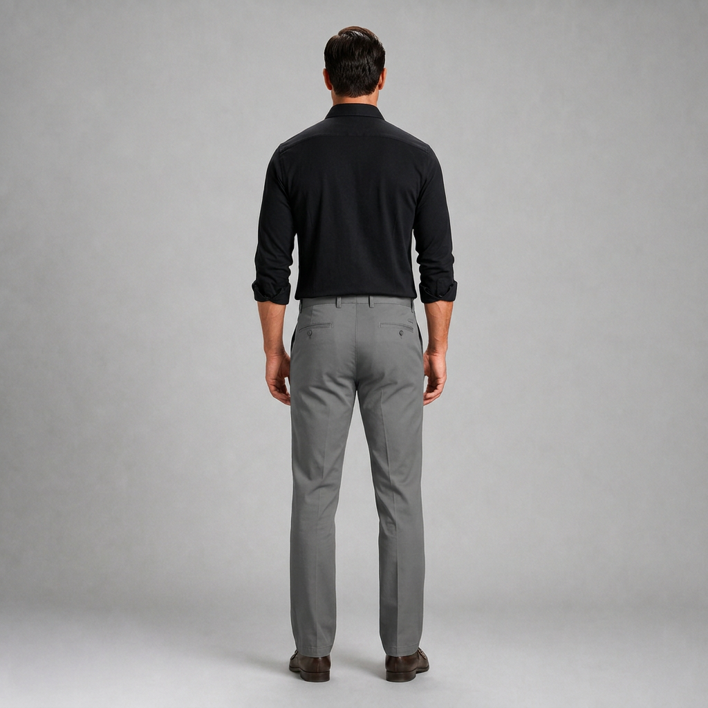 Pantalon  S/p Gab. Harvard Gris A0610