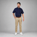 Camisa Popelina Elite Marino A0030