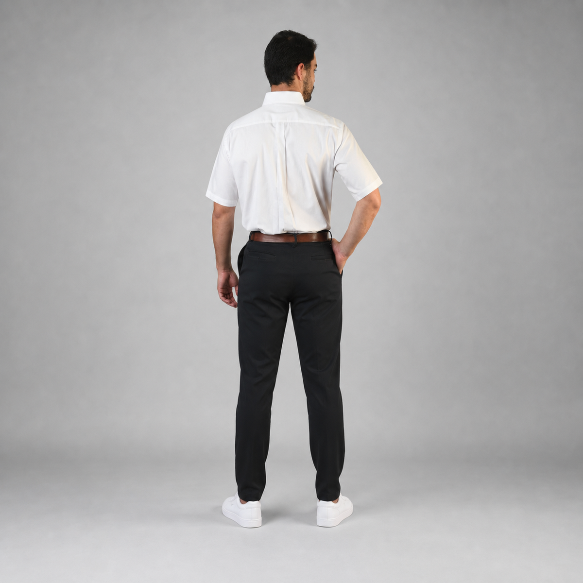 Camisa Oxford Pinpoint Blanco A0060