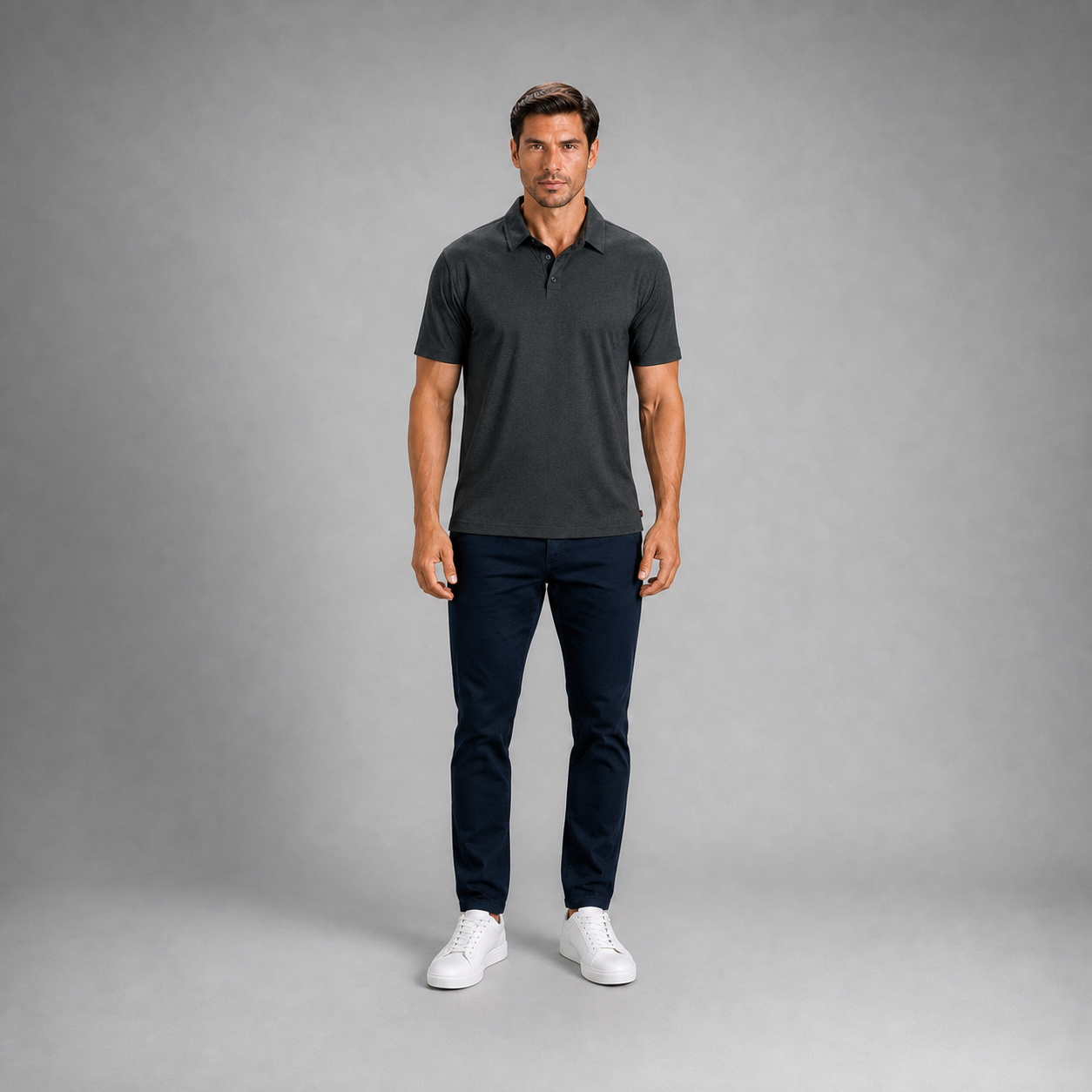 Polo Golf Pebble Beach Charcoal E0150
