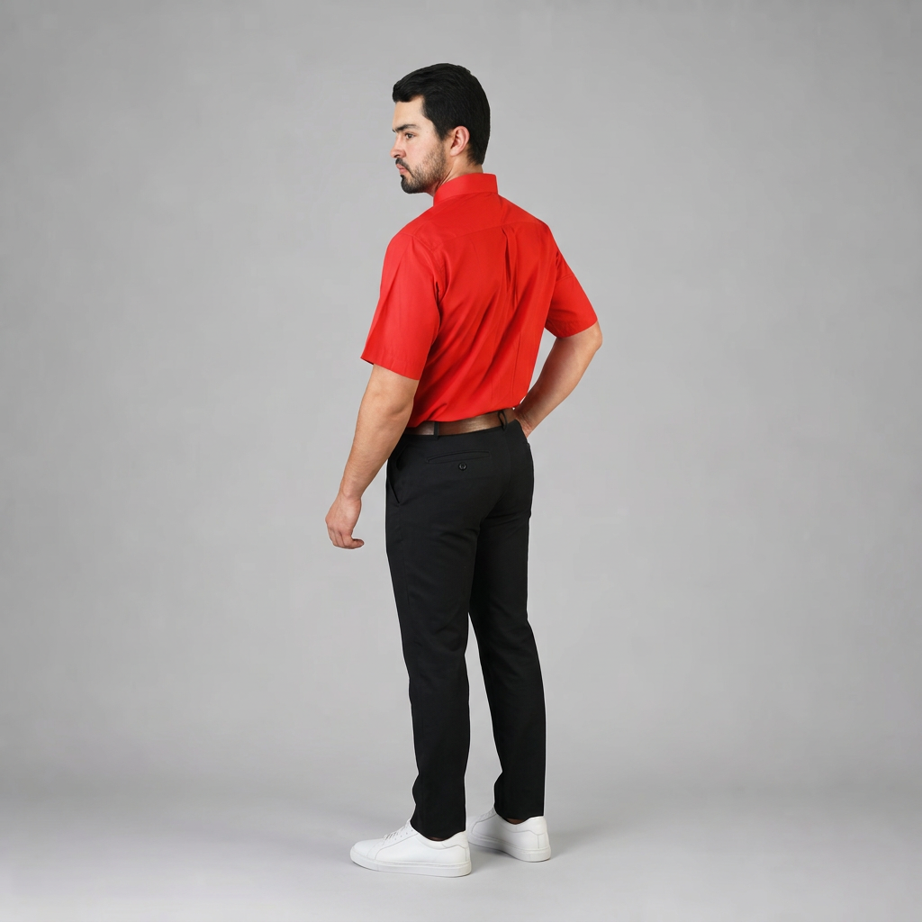 Camisa Popelina Elite Rojo A0030