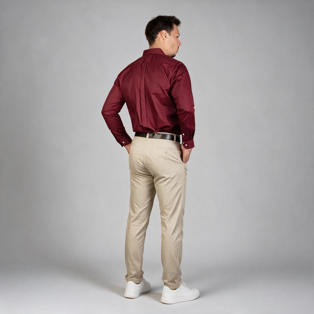 Camisa Florencia Tinto A0115