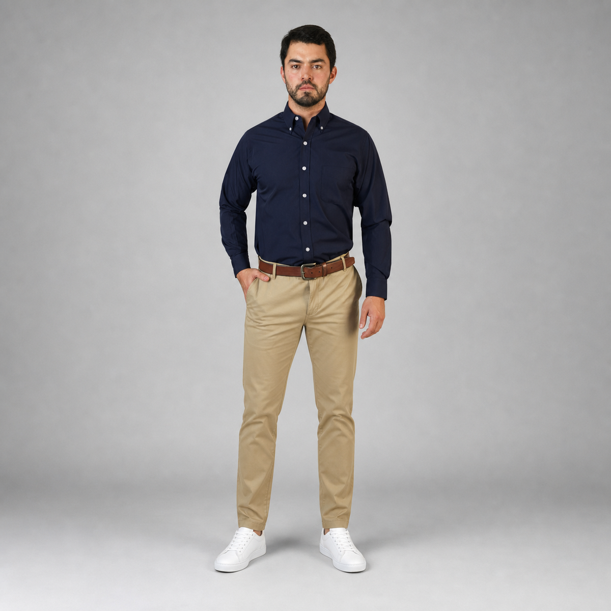 Camisa Venecia Marino A0035