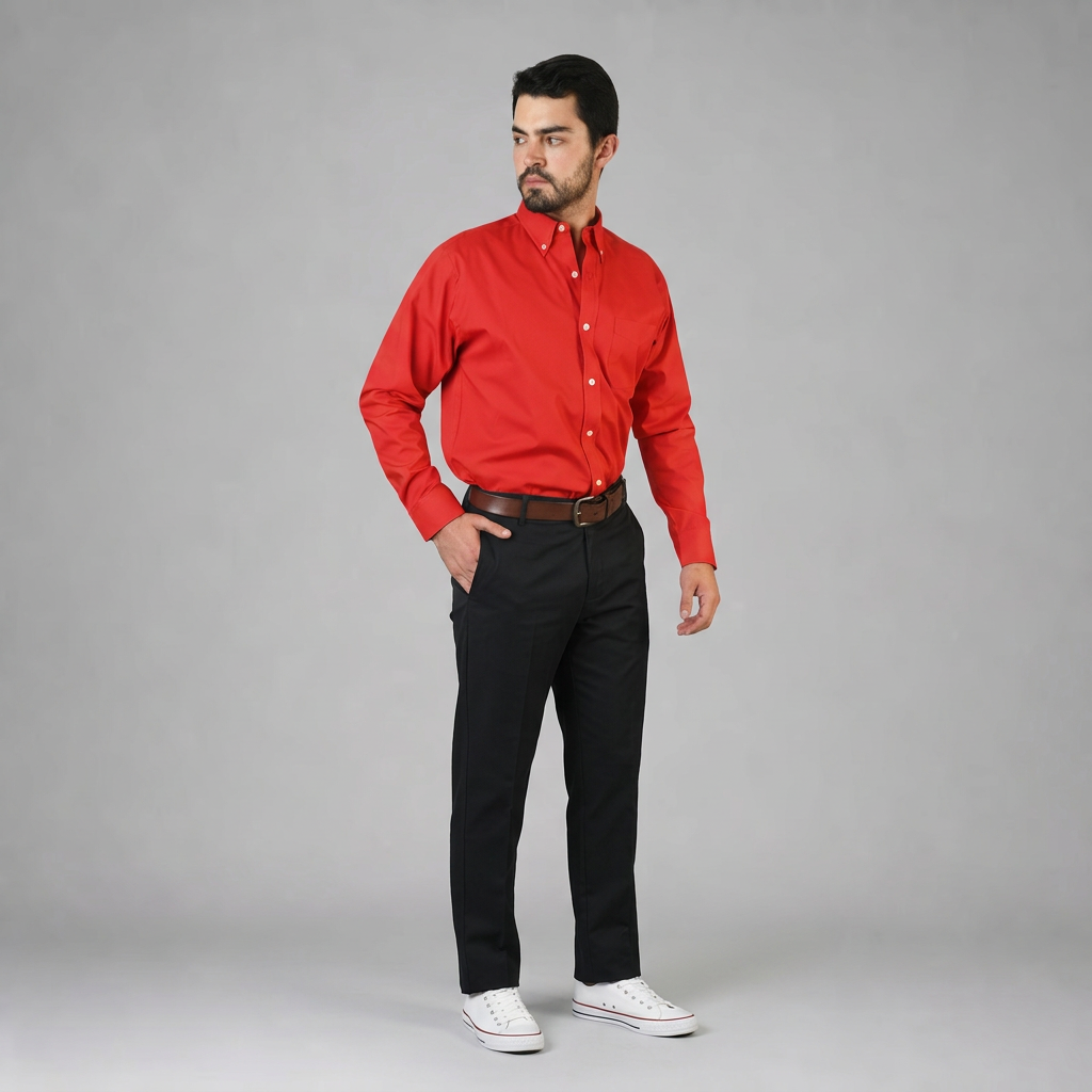 Camisa Venecia Rojo A0035