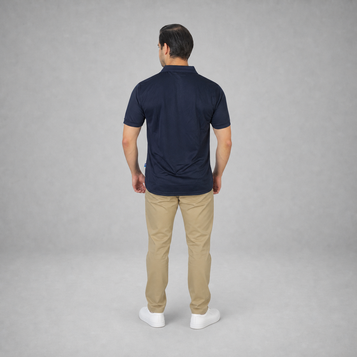 Polo Playera Polo Caballero Dry Fit Marino A1770