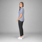 Blusa Oxford Italiano Marino B0070