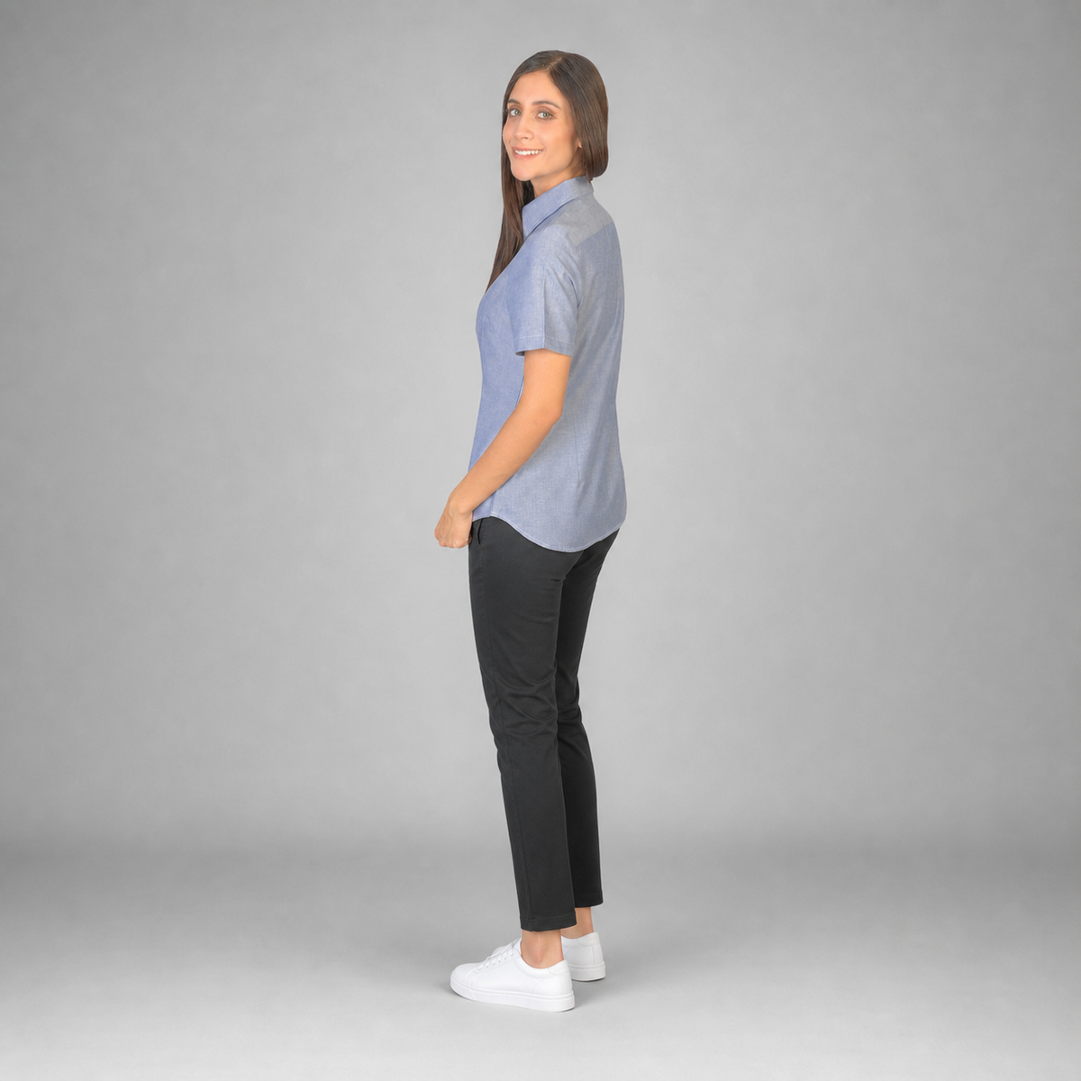 Blusa Oxford Italiano Marino B0070
