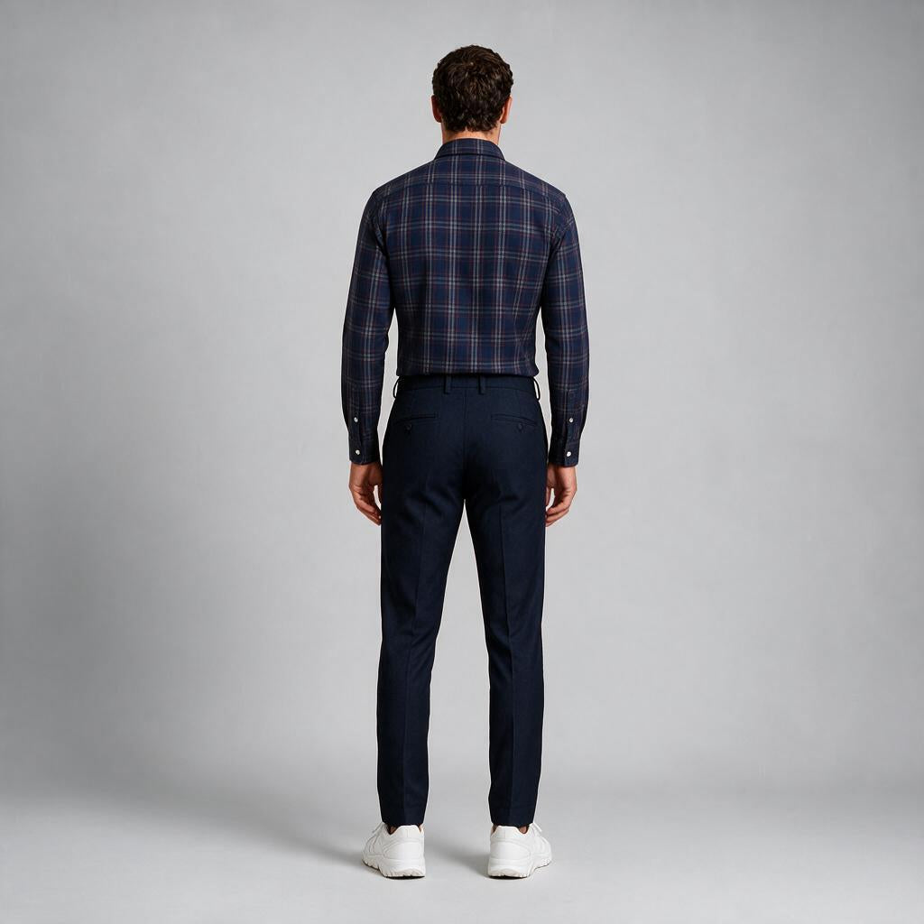 Camisa Scotland 3420 Marino C2366