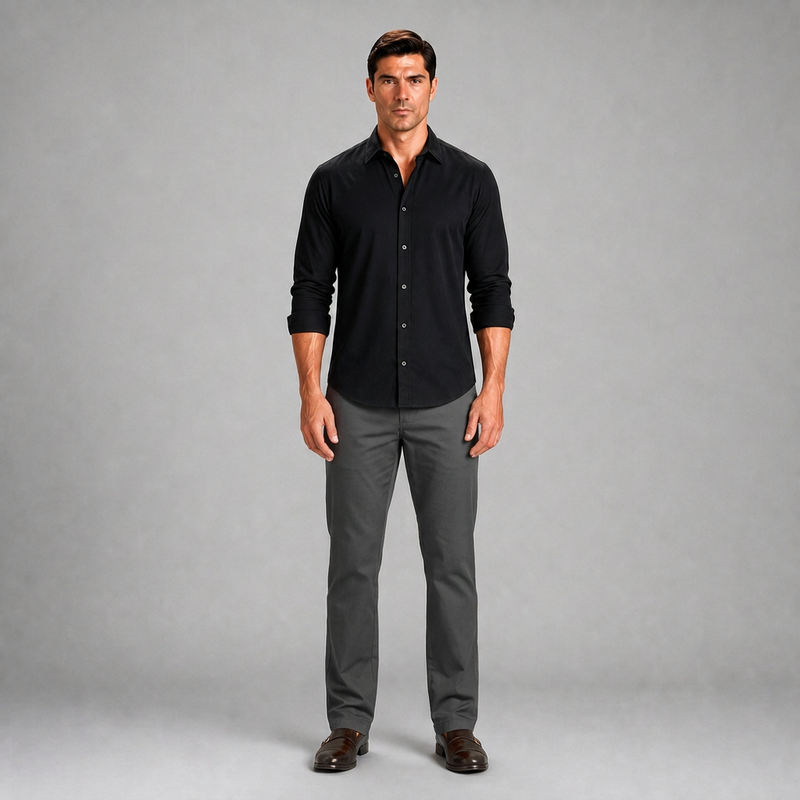 Pantalon  S/p Gab. Especial Gris Oscuro A0605