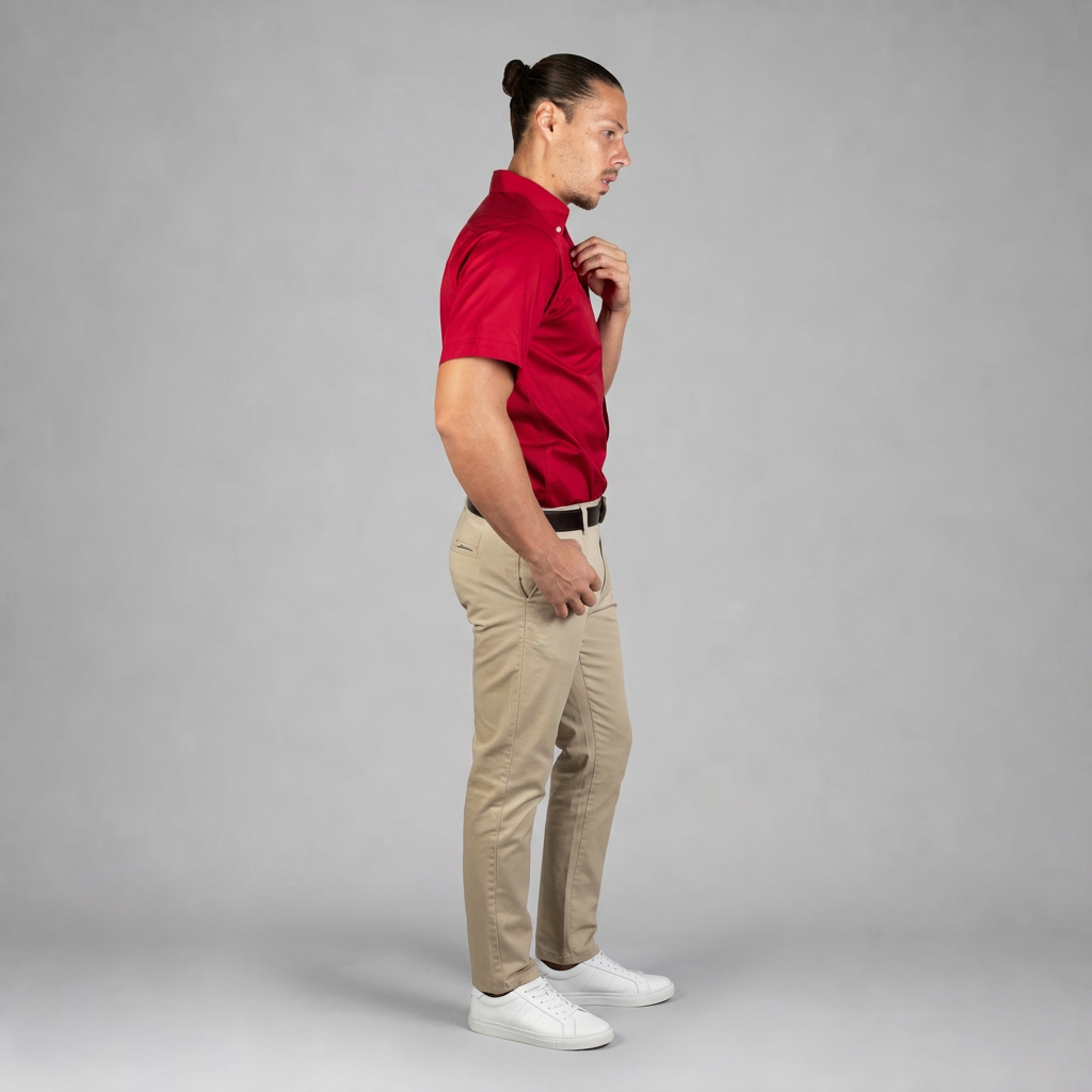 Camisa New York Rojo Quemado A0010