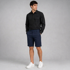 Bermuda Gabardina Marino A0650
