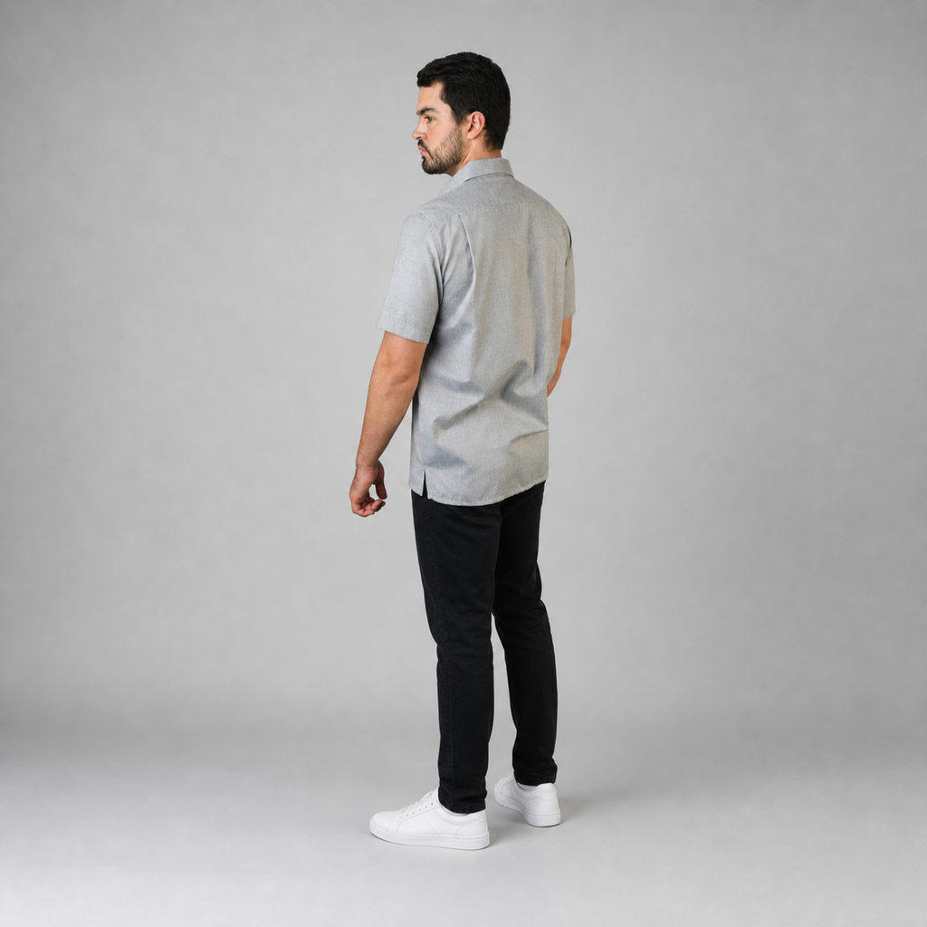 Camisa Lino Cancun Marino A0160