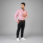 Camisa Oxford Ingles Ladrillo A0205