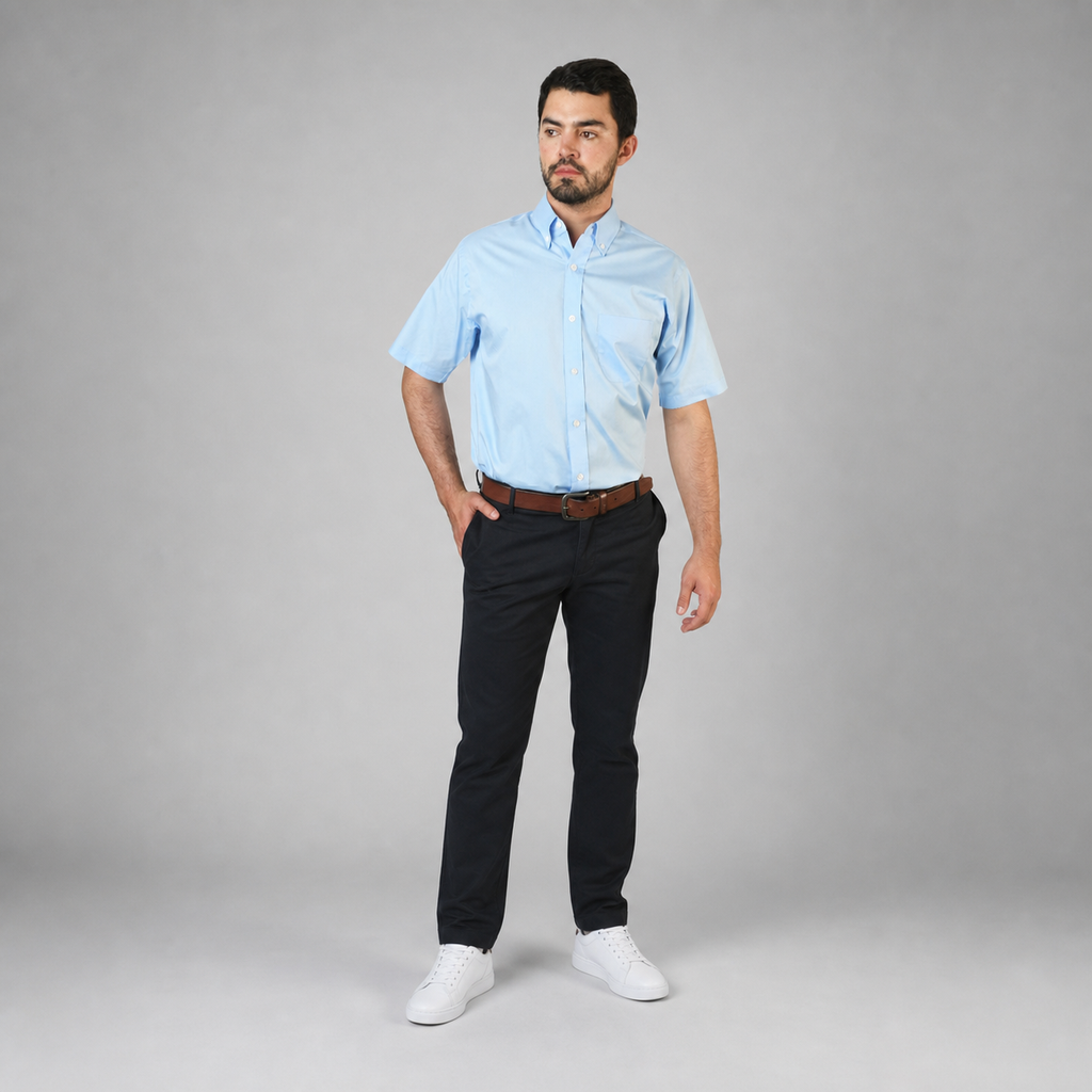 Camisa Popelina Elite Cielo A0030