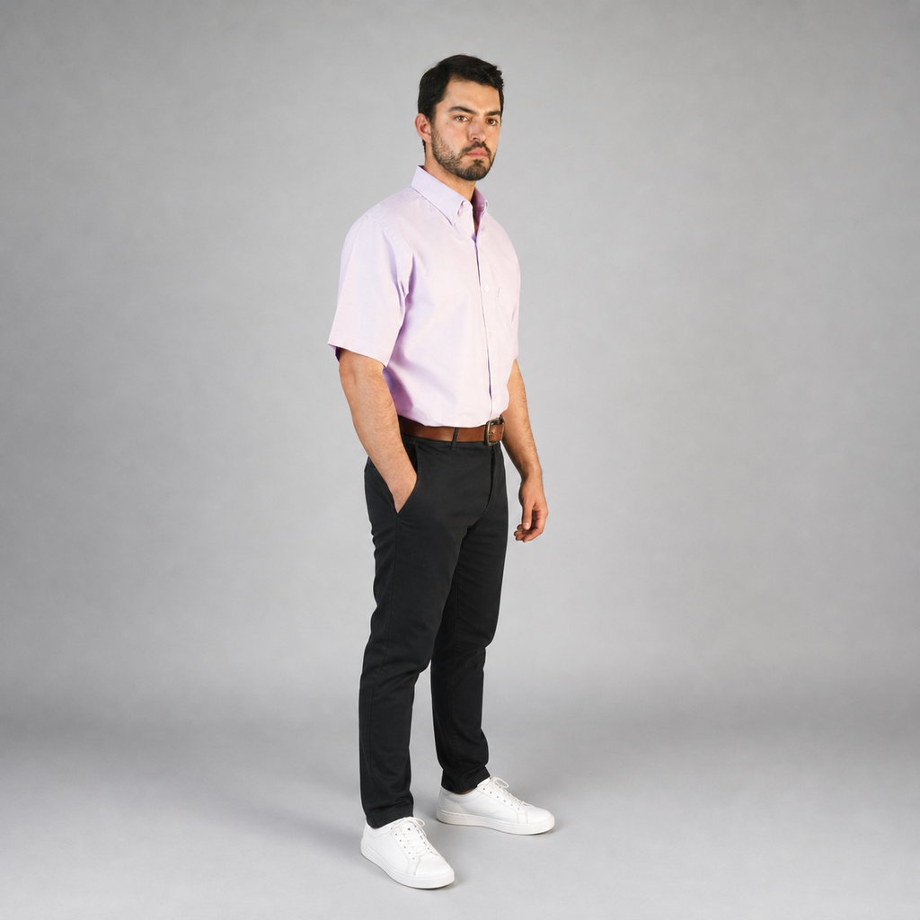 Camisa Oxford Lila A0050