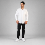 Camisa Lino Cancun Blanco A0165