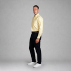 Camisa Oxford Italiano Amarillo A0075