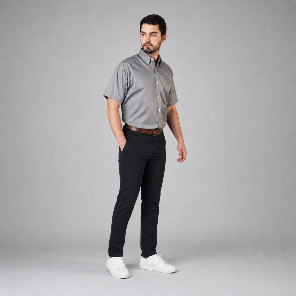 Camisa Florencia Gris A0110