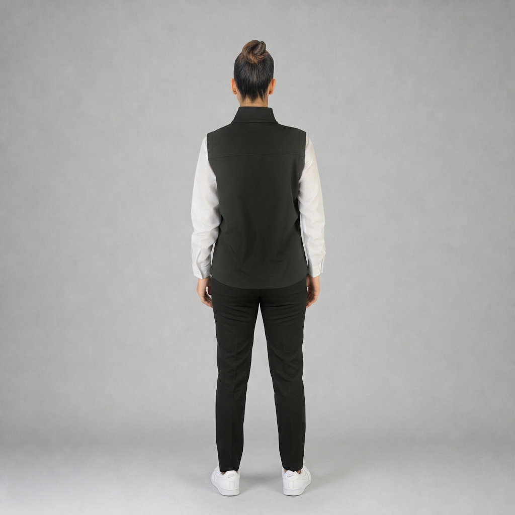 Chaleco Shell Rib Dama Negro B1760