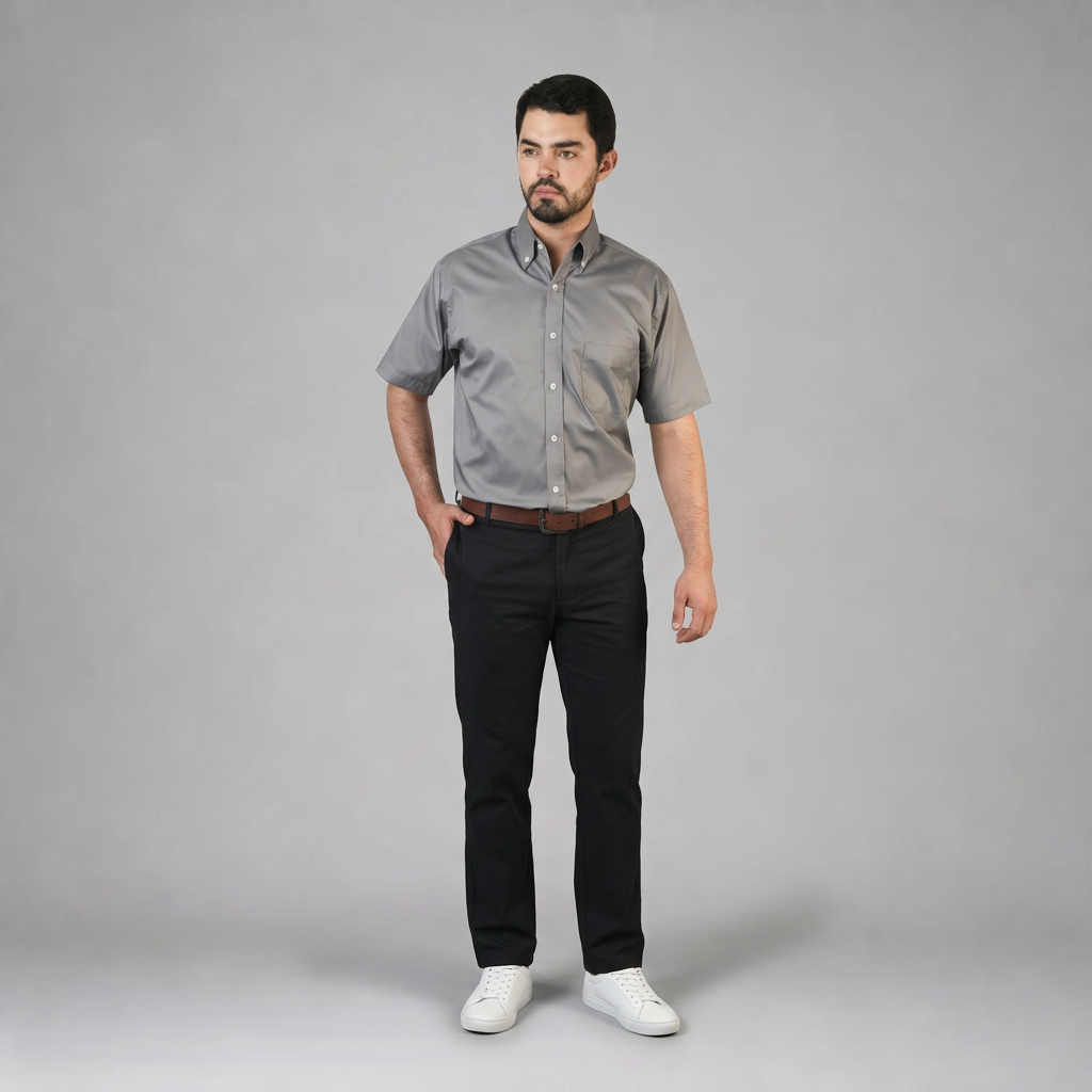 Camisa Florencia Gris A0110
