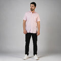 Camisa Lino Cancun Coral A0160