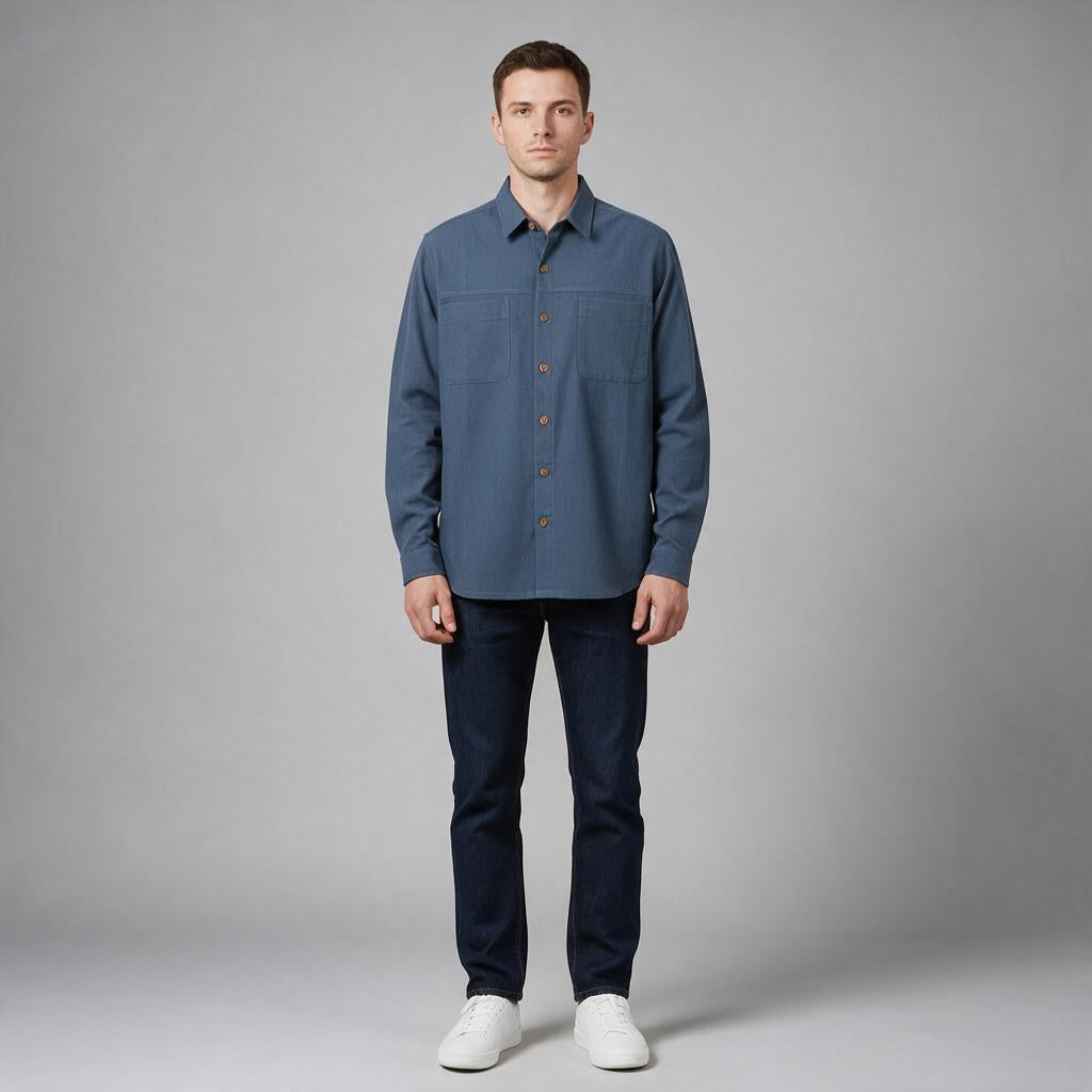 Sobrecamisa Suede Pizarra K0101