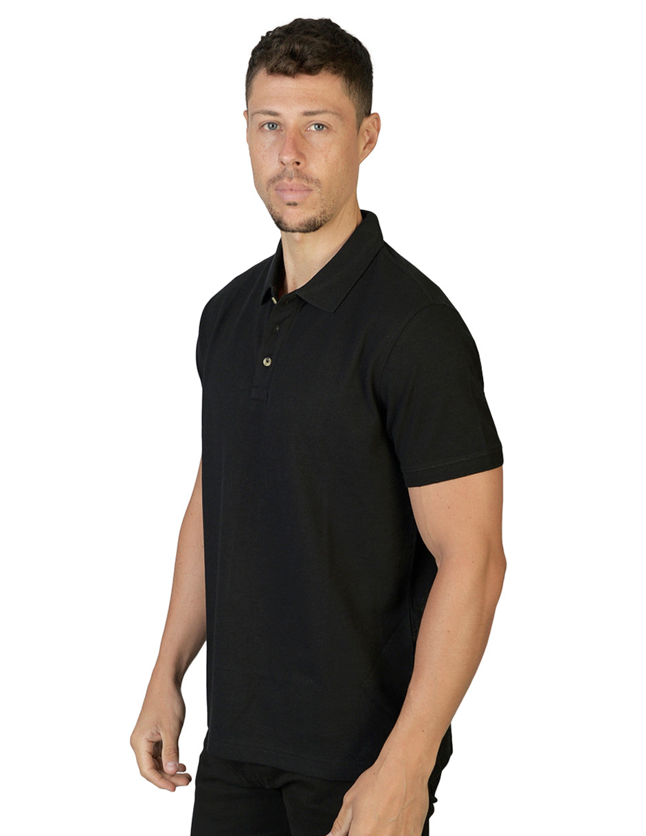 Polo Basic Negro A1660